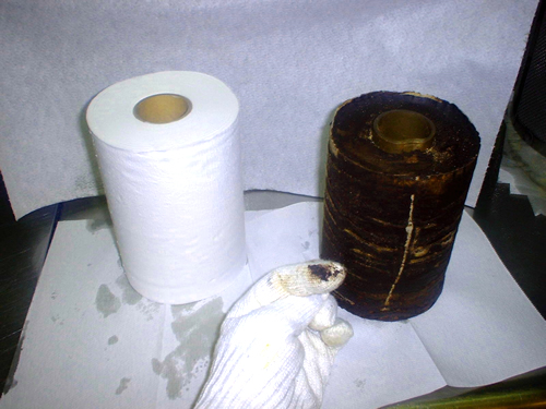 食用油のろ過機(濾過機)アルセエコ開発の油太郎専用円筒形ろ過フィルター